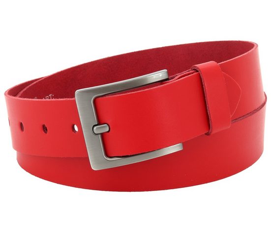 COLOGNEBELT Ledergürtel E1-SL Schlicht dennoch modern mit Dornschließe, MADE IN GERMANY mehr Räumungsverkauf