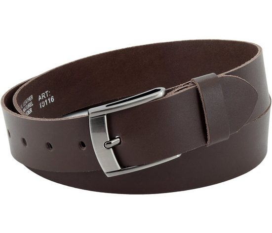 COLOGNEBELT Ledergürtel E31-SL Schlicht dennoch modern mit Dornschließe, MADE IN GERMANY mehr Sonderangebote