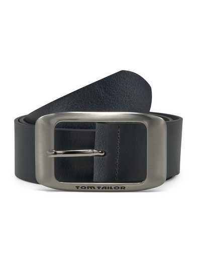 TOM TAILOR Ledergürtel TTAMY 4 cm breiter Damengürtel, Jeans und Casual mehr VIP-Rabatte