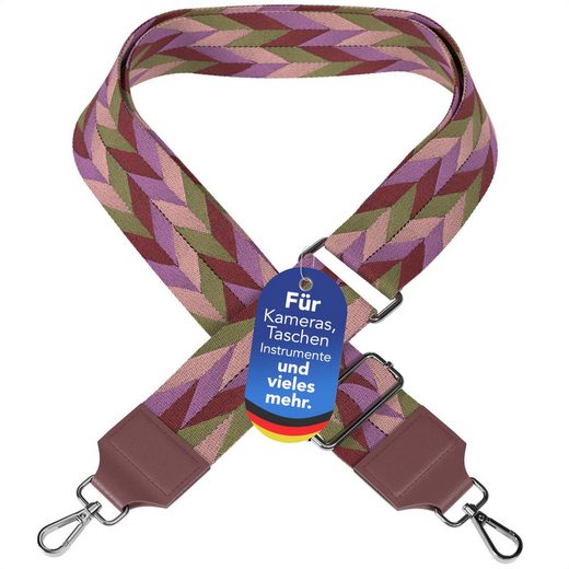EAZY CASE Schulterriemen Schultergurte für Taschen gemustert Wechselband Taschenriemen Festivalbag verstellbar universal Violett mehr Online