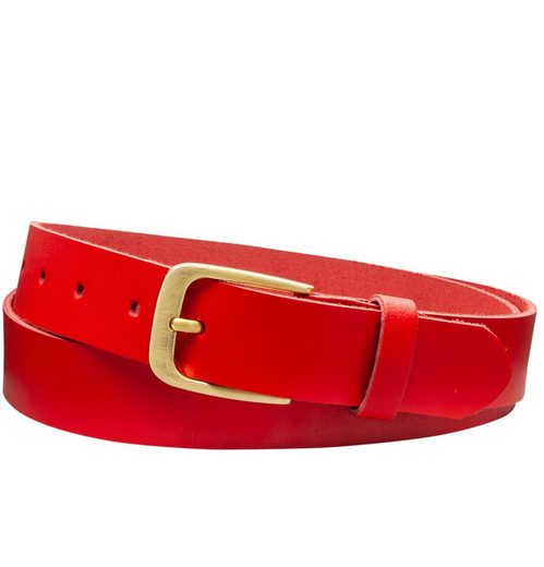 COLOGNEBELT Ledergürtel C16-SL Schlicht dennoch modern mit Dornschließe, MADE IN GERMANY mehr Fabrikverkauf