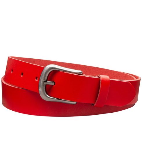 COLOGNEBELT Ledergürtel C24-SL Schlicht dennoch modern mit Dornschließe, MADE IN GERMANY mehr Kostenloser Versand
