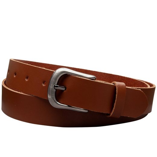COLOGNEBELT Ledergürtel C24-SL Schlicht dennoch modern mit Dornschließe, MADE IN GERMANY mehr Limitierter Zeitrabatt