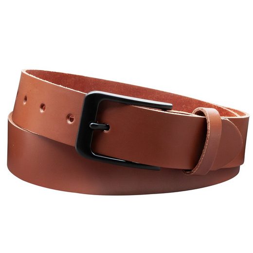 COLOGNEBELT Ledergürtel D12-SL Schlicht dennoch modern mit Dornschließe, MADE IN GERMANY mehr Fabrik Onlineshop
