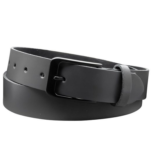 COLOGNEBELT Ledergürtel D12-SL Schlicht dennoch modern mit Dornschließe, MADE IN GERMANY mehr Fabrikpreis