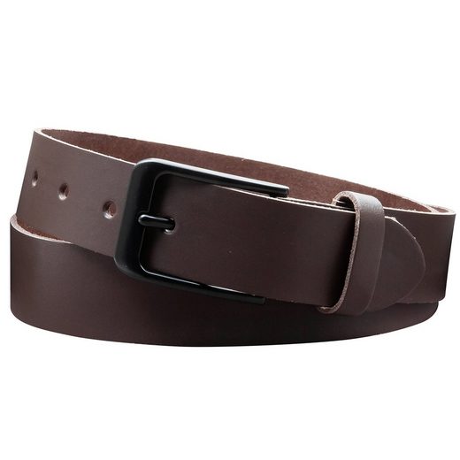 COLOGNEBELT Ledergürtel D12-SL Schlicht dennoch modern mit Dornschließe, MADE IN GERMANY mehr Sonderangebot