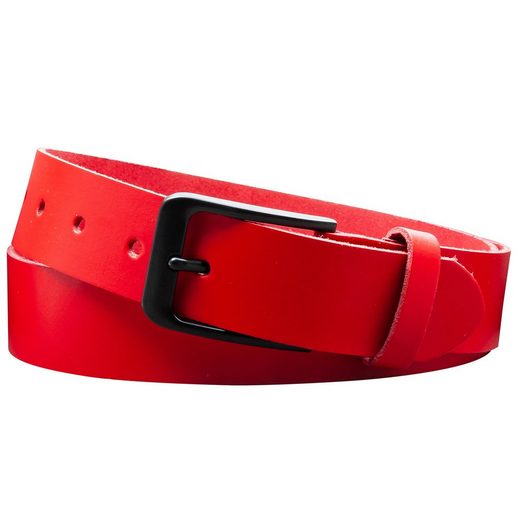 COLOGNEBELT Ledergürtel D12-SL Schlicht dennoch modern mit Dornschließe, MADE IN GERMANY mehr Sonderangebot