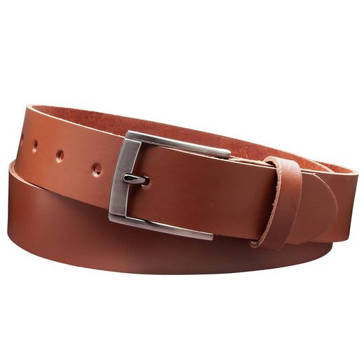 COLOGNEBELT Ledergürtel D18-SL Schlicht dennoch modern mit Dornschließe, MADE IN GERMANY mehr Muttertagsangebot