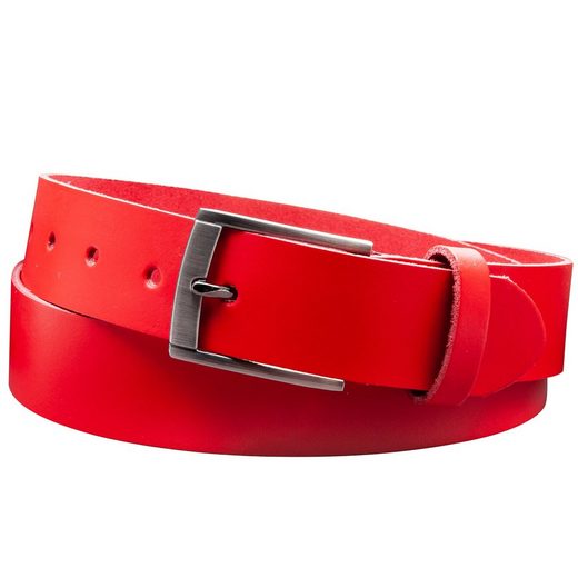 COLOGNEBELT Ledergürtel D18-SL Schlicht dennoch modern mit Dornschließe, MADE IN GERMANY mehr Muttertagsangebot