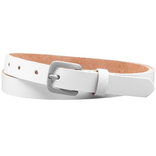 COLOGNEBELT Ledergürtel A5-SL Echt Leder Gürtel 2 cm Breit in Schwarz mit stilvoller Gürtelschließe, leger und modern mehr Riesige Ersparnisse