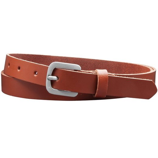 COLOGNEBELT Ledergürtel A5-SL Echt Leder Gürtel 2 cm Breit in Schwarz mit stilvoller Gürtelschließe, leger und modern mehr Wochenangebot