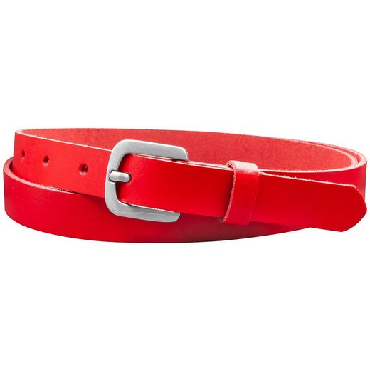 COLOGNEBELT Ledergürtel A5-SL Echt Leder Gürtel 2 cm Breit in Schwarz mit stilvoller Gürtelschließe, leger und modern mehr Begrenzte Freigabe