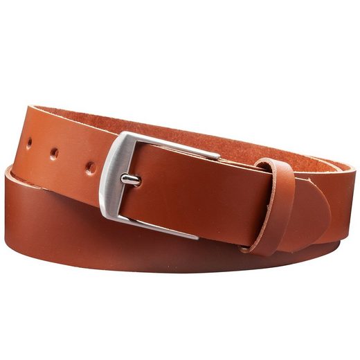 COLOGNEBELT Ledergürtel D9-SL Schlicht dennoch modern mit Dornschließe, MADE IN GERMANY mehr Letzte 2 Tage