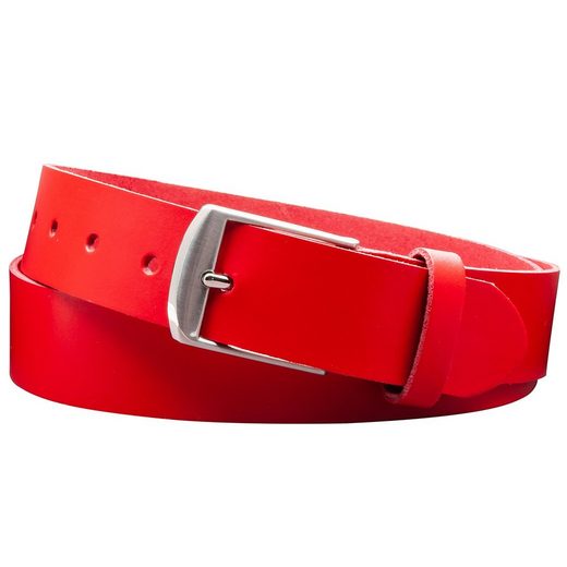 COLOGNEBELT Ledergürtel D9-SL Schlicht dennoch modern mit Dornschließe, MADE IN GERMANY mehr Letzte 2 Tage