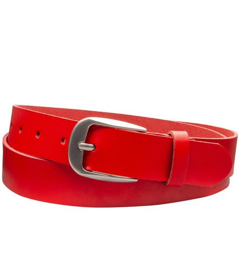 COLOGNEBELT Ledergürtel C2-SL Schlicht dennoch modern mit Dornschließe, MADE IN GERMANY mehr Zeitbegrenzte Promotion