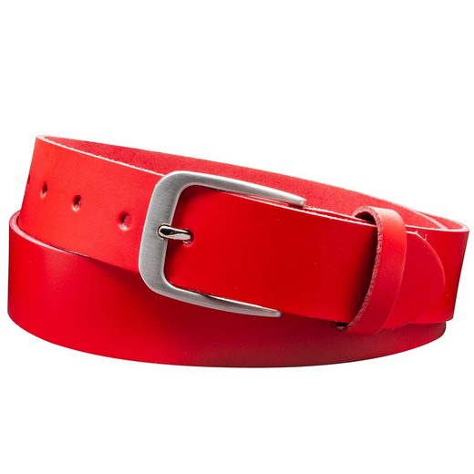 COLOGNEBELT Ledergürtel D28-SL Schlicht dennoch modern mit Dornschließe, MADE IN GERMANY mehr Clearance-Verkauf