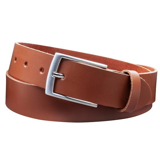 COLOGNEBELT Ledergürtel D21-SL Schlicht dennoch modern mit Dornschließe, MADE IN GERMANY mehr Fabrikladen
