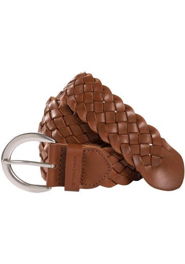 TOM TAILOR Ledergürtel TTLISA 4 cm breiter Damengürtel, Flechtledergürtel, modisches Must-Have mehr Günstiger Verkauf