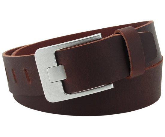 COLOGNEBELT Ledergürtel F1-PL Schlicht dennoch modern mit Dornschließe, MADE IN GERMANY mehr Sonderangebot
