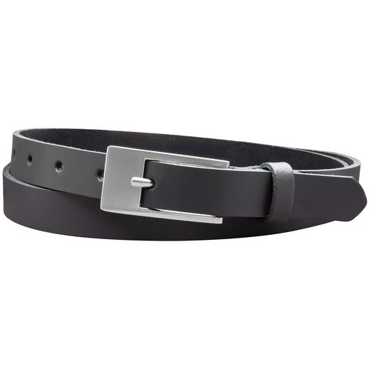 COLOGNEBELT Ledergürtel A4-SL 2 cm breiter Gürtel echt Leder in Cognac mit stilvoller Gürtelschließe, leger und modern mehr Begrenztes Angebot