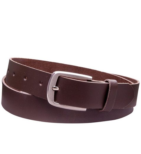 COLOGNEBELT Ledergürtel C15-SL Schlicht dennoch modern mit Dornschließe, MADE IN GERMANY mehr Online Outlet