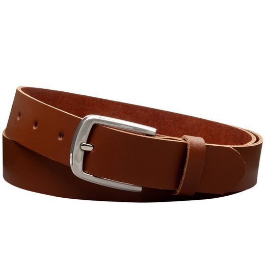 COLOGNEBELT Ledergürtel C15-SL Schlicht dennoch modern mit Dornschließe, MADE IN GERMANY mehr Zeitlich begrenztes Angebot