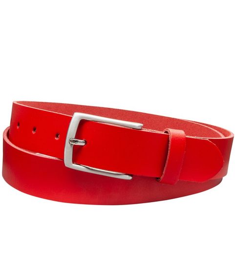 COLOGNEBELT Ledergürtel C11-SL Schlicht dennoch modern mit Dornschließe, MADE IN GERMANY mehr Große Rabatte