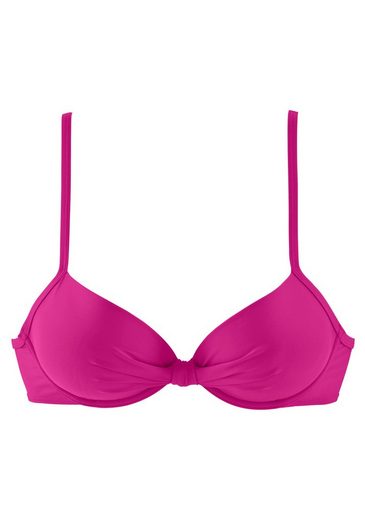 S.OLIVER Bügel-Bikini-Top Spain mit geraffter Mitte mehr Riesige Ersparnisse