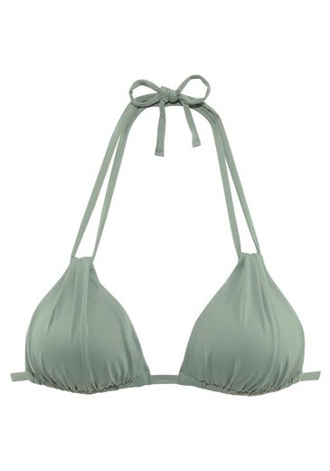 S.OLIVER Triangel-Bikini-Top Spain mit Raffung und Doppelträger mehr Tiefpreis