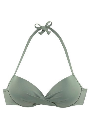 S.OLIVER Push-Up-Bikini-Top Spain in Wickeloptik mehr Wochenangebot