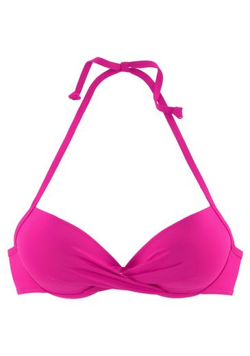 S.OLIVER Push-Up-Bikini-Top Spain in Wickeloptik mehr Wochenangebot