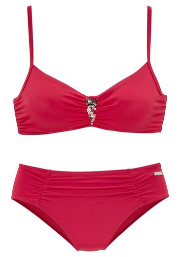 LASCANA Bügel-Bikini mit Pailletten-Verzierung mehr Bis zu 60% Rabatt