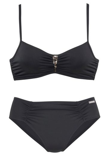 LASCANA Bügel-Bikini mit Pailletten-Verzierung mehr Bis zu 60% Rabatt