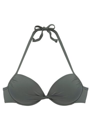 LASCANA Push-Up-Bikini-Top Italy mit Raffung mehr Clearance-Verkauf
