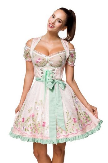 DIRNDLINE Dirndl Dirndl Kleid Tracht Wiesn Wasn Oktoberfest Trachtenkleid Outfit 3-tlg mehr Cyber Monday