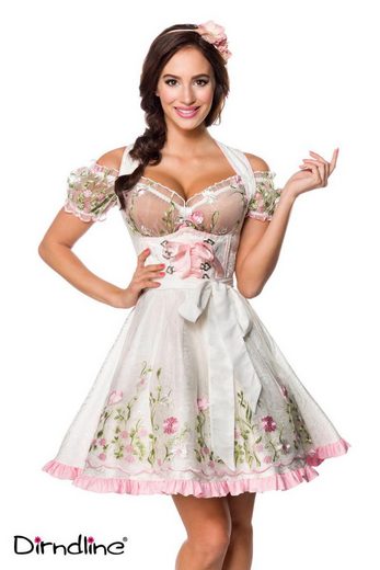 DIRNDLINE Dirndl Dirndl Kleid Tracht Wiesn Wasn Oktoberfest Trachtenkleid Outfit 3-tlg mehr Cyber Monday