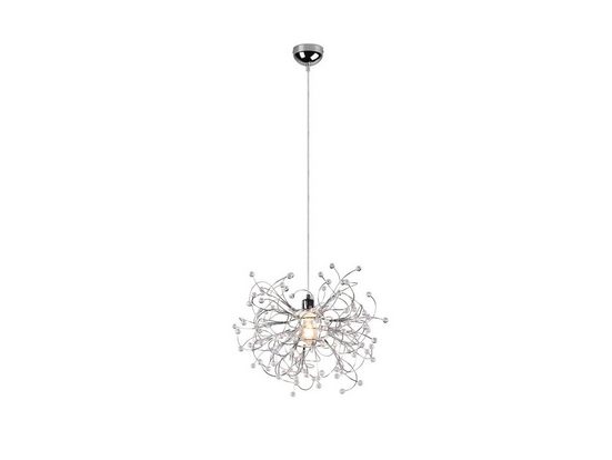 MEINEWUNSCHLEUCHTE LED Pendelleuchte Dimmfunktion, LED wechselbar, warmweiß, ausgefallene Designer Lampen für über-n Esstisch hängend, Gold Ø 52cm mehr zollfrei