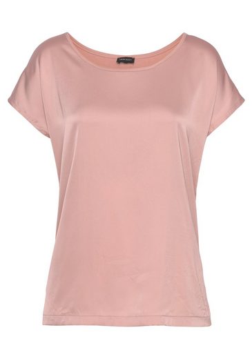LAURA SCOTT Shirtbluse aus Satin und Jersey mehr Exklusivangebot
