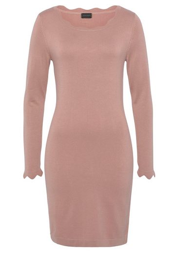 LAURA SCOTT Strickkleid mit femininer Wellenkante - NEUE FARBEN mehr Jubiläumsangebot