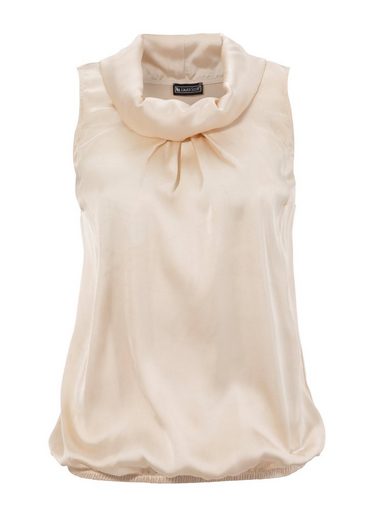 LAURA SCOTT Blusentop aus Satin und Jersey - NEUE FARBEN mehr Räumungsverkauf