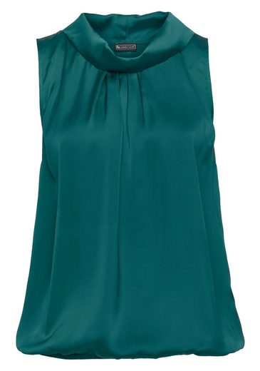 LAURA SCOTT Blusentop aus Satin und Jersey - NEUE FARBEN mehr Räumungsverkauf