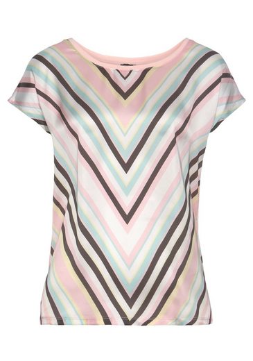 LAURA SCOTT Shirtbluse aus glänzendem Satin mehr Letzter Tag