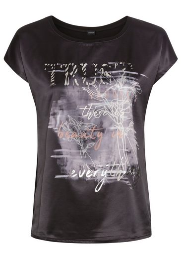 LAURA SCOTT Shirtbluse aus Satin mit dezentem Aufdruck mehr Vierteljährliche Förderung