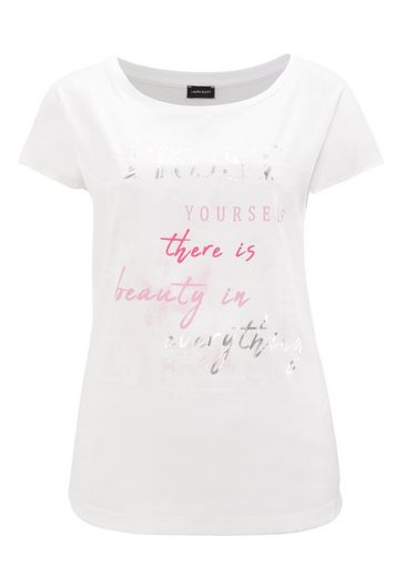 LAURA SCOTT Shirtbluse aus Satin mit dezentem Aufdruck mehr Vierteljährliche Förderung