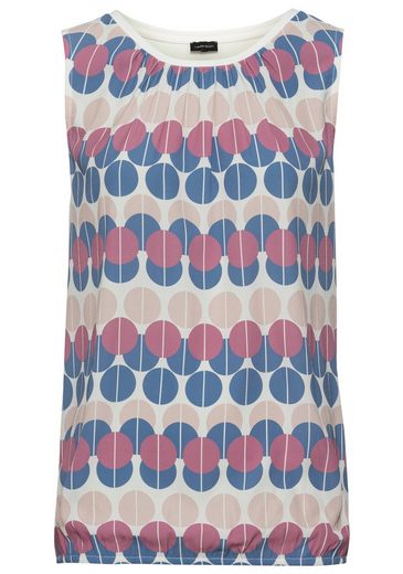 LAURA SCOTT Blusentop mit modernen Print - NEUE KOLLEKTION mehr Nur noch ein Tag übrig