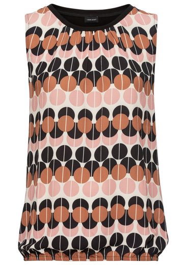 LAURA SCOTT Blusentop mit modernen Print - NEUE KOLLEKTION mehr Nur noch ein Tag übrig