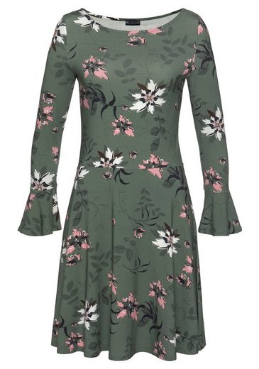 LAURA SCOTT Jerseykleid mit Volant am Ärmel mehr Im Verkauf