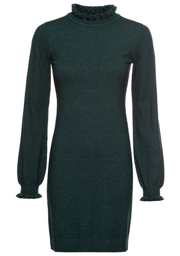 LAURA SCOTT Strickkleid mit femininem Rüschenkragen - NEUE KOLLEKTION mehr Online