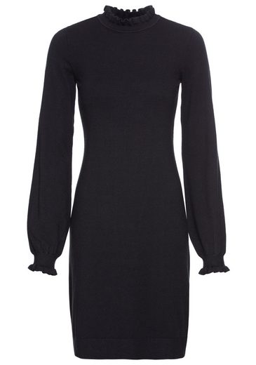 LAURA SCOTT Strickkleid mit femininem Rüschenkragen - NEUE KOLLEKTION mehr Online