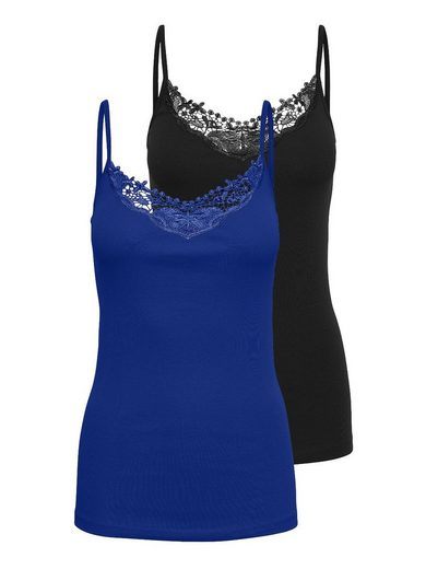 ONLY Spitzentop ONLKIRA LACE SINGLET 2PACK NOOS 2er-Pack mehr Angebote